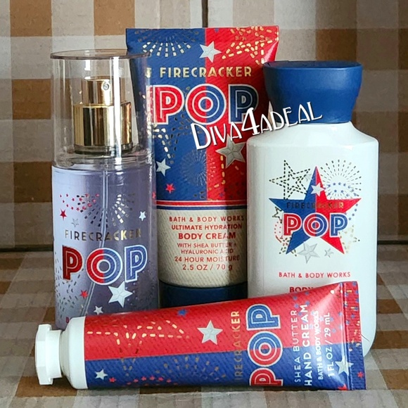 Bath & Body Works FIRECRACKER POP 4PC Mini/Travel Set - Picture 1 of 2